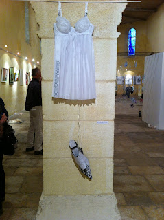 exposition à la citadelle de Blaye de l'artiste peintre plasticienne, Marie Chaudet Solac