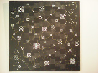 exposition " Le Carré en Tête" Espace La Croix-David Bourg (33) sur l'invitation d'Annie Birot