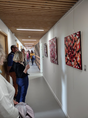 Exposition à l'AGORA ST AUBIN DE BLAYE (mars à mai 2022)