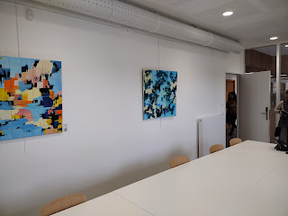 Exposition à l'AGORA ST AUBIN DE BLAYE (mars à mai 2022)