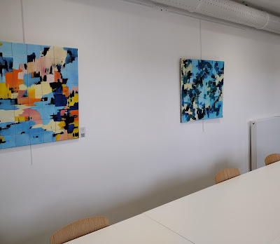 Exposition à l'AGORA ST AUBIN DE BLAYE (mars à mai 2022)