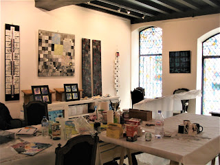 Mars, avril, résidence d’artiste et exposition à l’Espace La Croix-David à Bourg (33) sur l’invitation d’Annie Birot